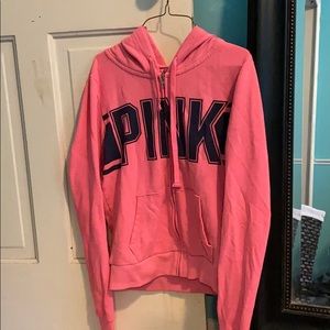 Pink zip up jacket